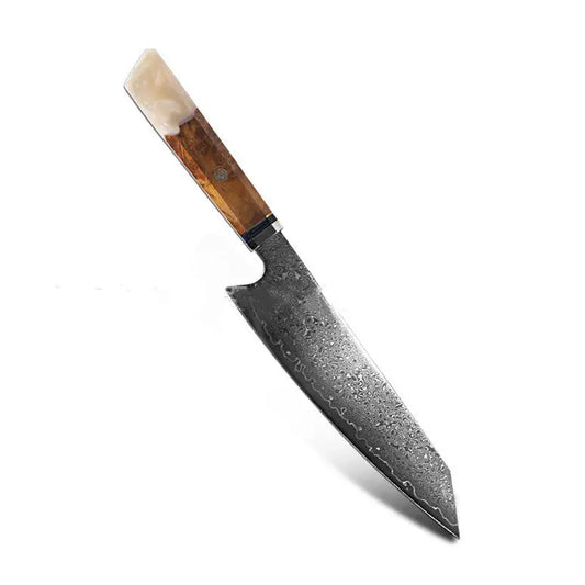 Chef’s Knife For Japanese Cuisine In Damascus - Knives