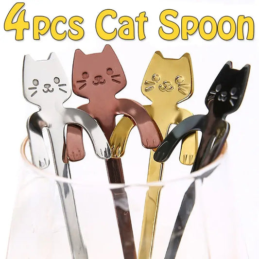 Cute Cat Coffee Spoon - Cute Cat Coffee Spoon