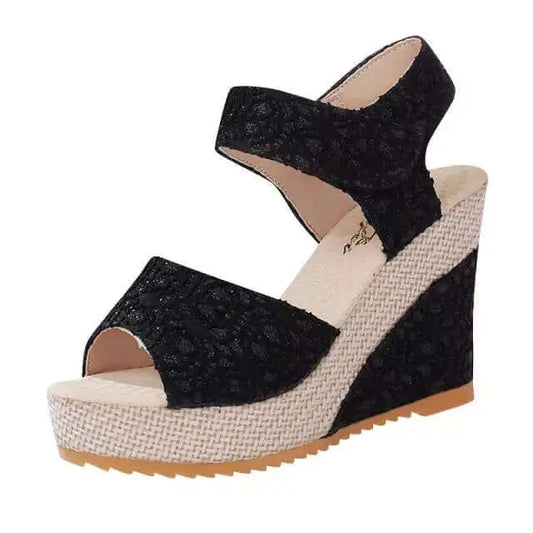 Flat bottom high heel sandals - Shoes