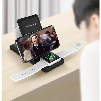 Folding three-in-one multifunctional wireless charger - Wireless Chargers