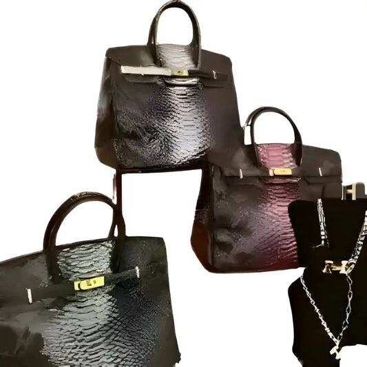 H Lux Crocodile Bags - Handbags