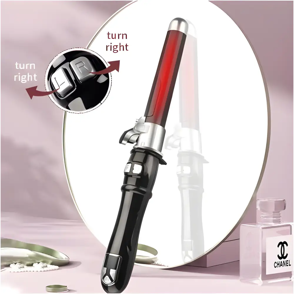 LCD Temperature Controlled Automatic Hair Curler - Hair Curlers