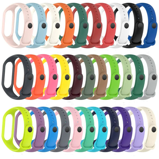 Mi Band Watch Strap - Jelly White / Mi band 7 - Watchbands