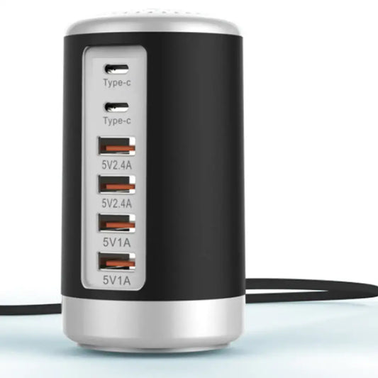 Tower USB With 6 High Speed Charging Ports - Charging Ports