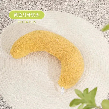 U-shaped Pet Pillows - Yellow - U-shaped Pet Pillows