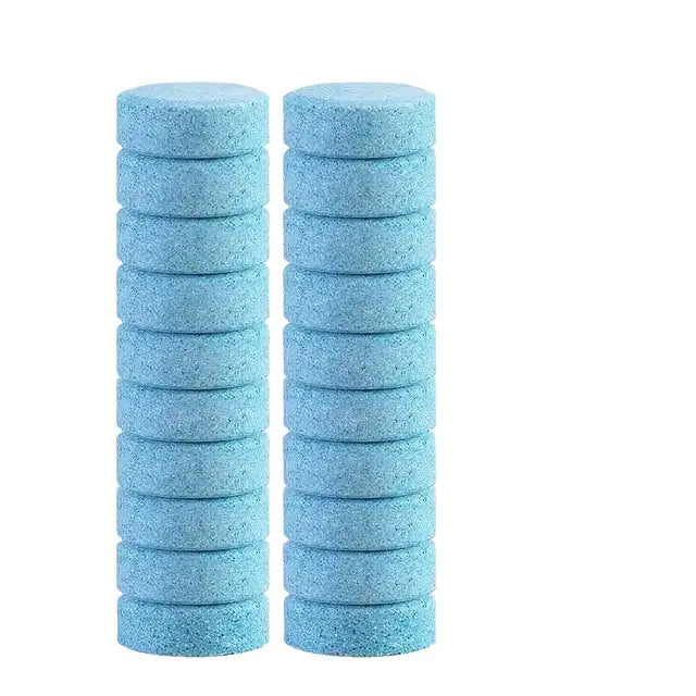 Vehicle Glass Cleaning Tablet - Blue 20pcs - Cleaning Tablet