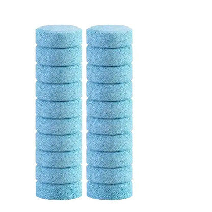 Vehicle Glass Cleaning Tablet - Blue 20pcs - Cleaning Tablet