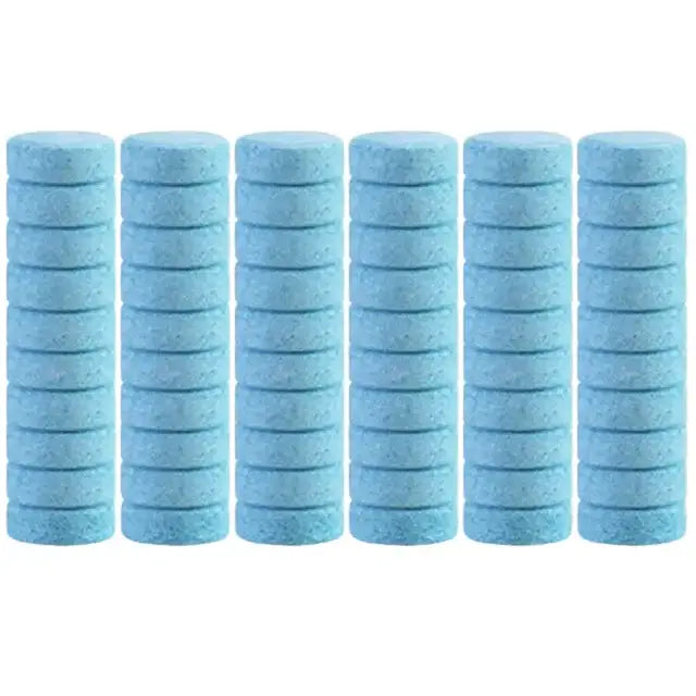 Vehicle Glass Cleaning Tablet - Blue 60pcs - Cleaning Tablet